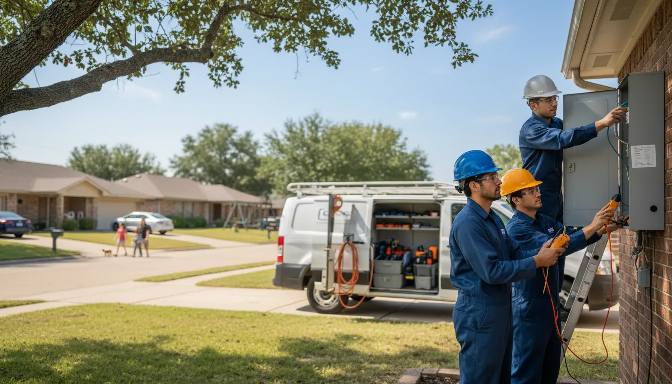 Certified electrician providing emergency electrical services in Breedsville, MI